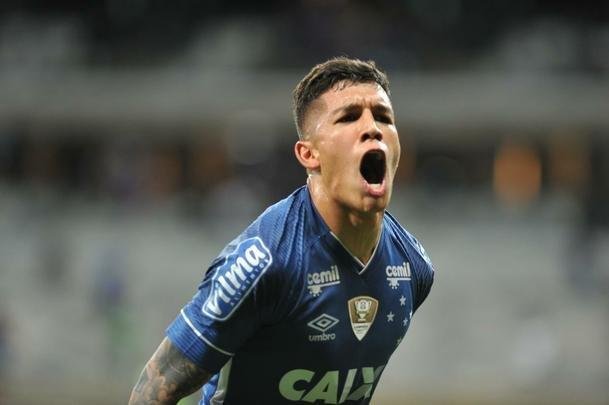 Lucas Romero pelo Cruzeiro na temporada 2017