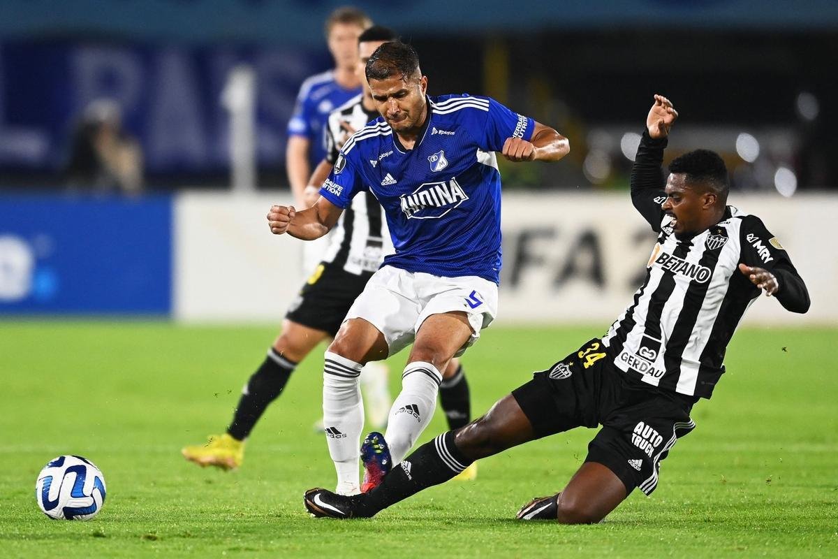 Millonarios e Atltico se enfrentaram nesta quarta pela ida da terceira fase eliminatria da Libertadores