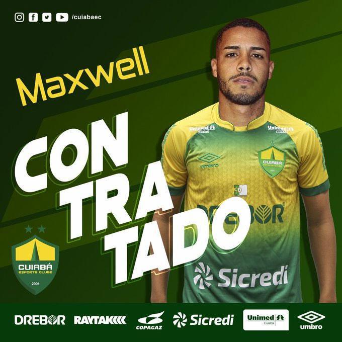 O Cuiab anunciou a contratao do atacante Maxwell, que estava no Kalmar, da Sucia
