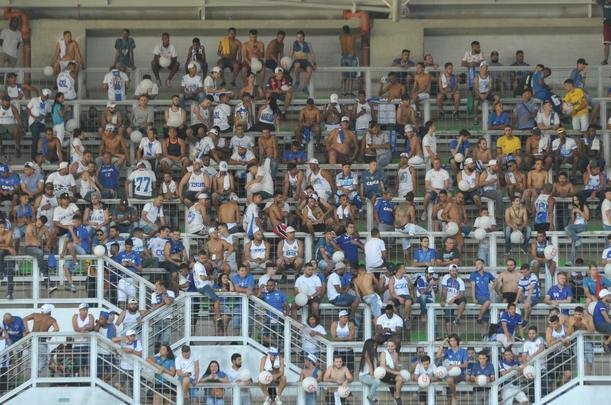 Torcida do Cruzeiro na final do Mineiro, no Independncia, diante do Atltico