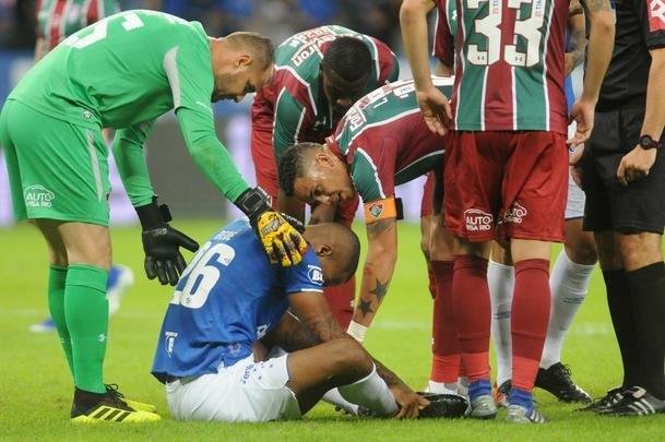 No primeiro tempo, Fluminense teve mais posse de bola; Cruzeiro no conseguiu criar muitas oportunidades
