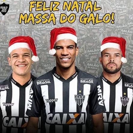 Jos Welison postou uma montagem com jogadores do Galo