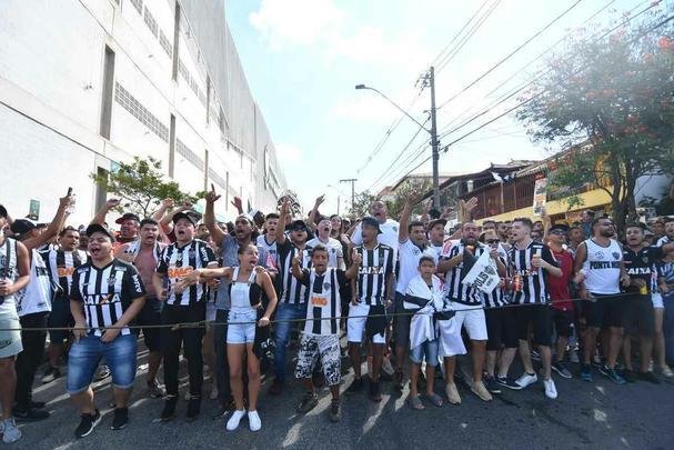 Torcida do Atltico na deciso do Mineiro, contra o Cruzeiro, no Independncia