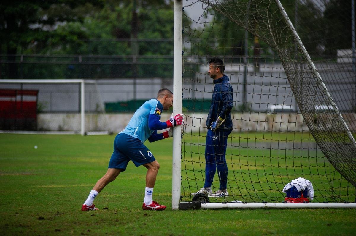 Imagens do treinamento do Cruzeiro no Rio de Janeiro