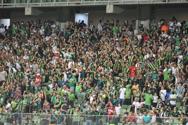 Fotos da partida de ida da terceira fase da Copa Libertadores, entre Amrica e Barcelona de Guayaquil, no Independncia, em Belo Horizonte