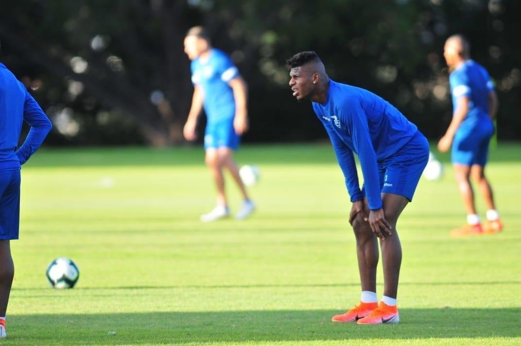 Imagens do treino do Equador na Toca da Raposa II