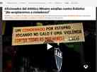 Repercusso internacional: protesto contra Robinho  noticiado mundo afora
