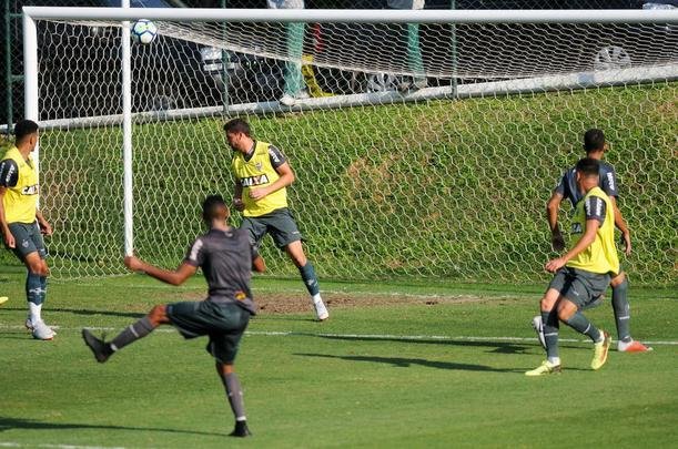 Nesta quarta-feira, os reservas do Atltico realizaram um treino coletivo contra o time sub-20 do Galo