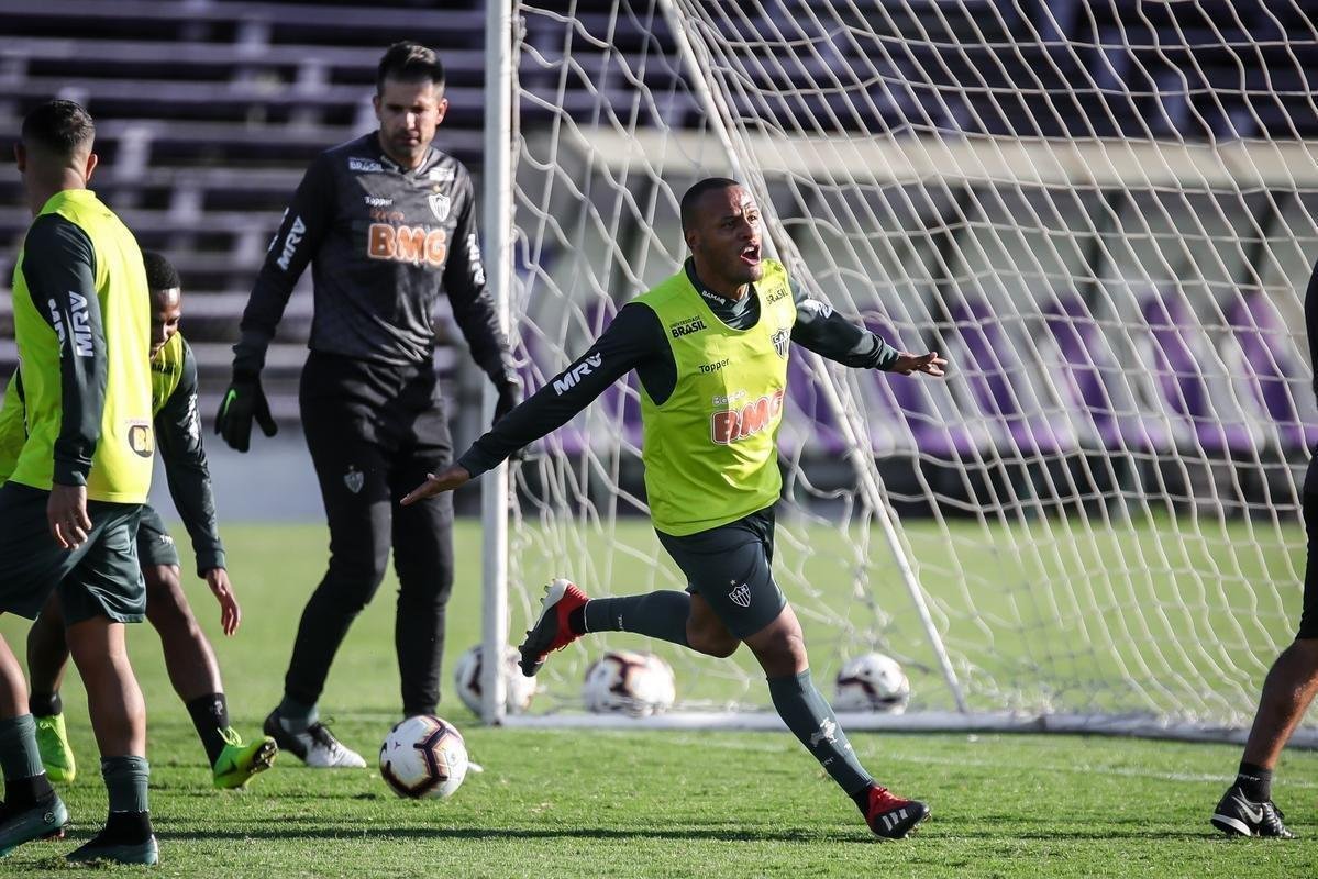 Veja fotos do ltimo treino do Atltico antes do jogo contra o Nacional-URU