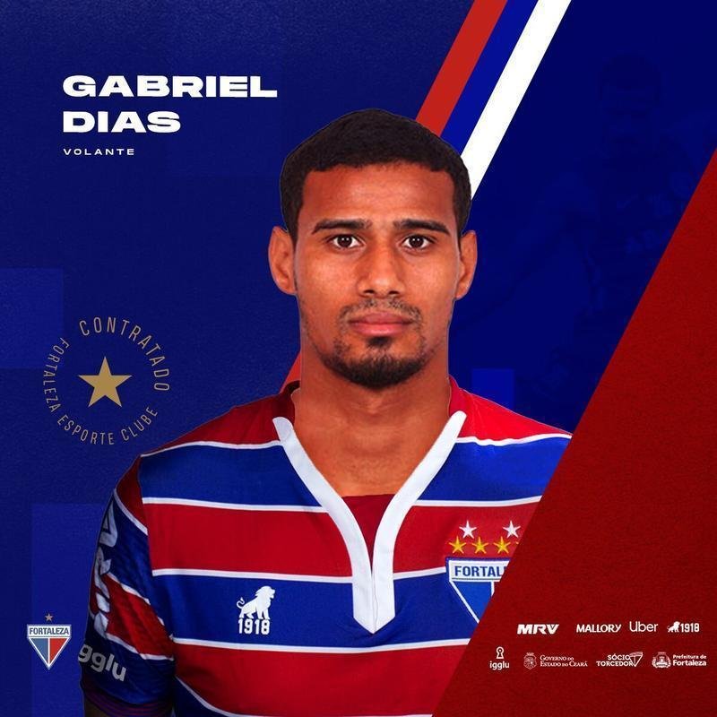 Gabriel Dias, de 24 anos  a 12 contratao do Leo para a temporada 2019. O volante assinou contrato por 2 anos, aps rescindir com o Inter
