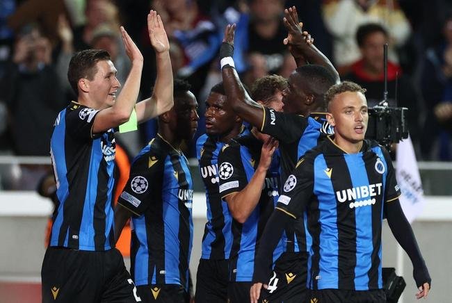 Fotos do empate por 1 a 1 entre Club Brugge e PSG, na Blgica, pela fase de grupos da Liga dos Campees. Time francs contou com Messi, Neymar e Mbapp.