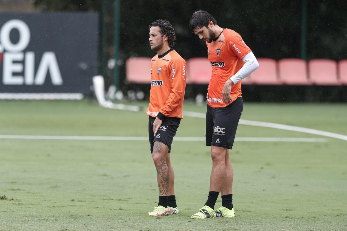 Fotos do treino do Atltico neste domingo na Cidade do Galo (21/11)