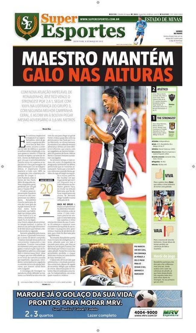 Atl�tico 2 x 1 The Strongest-BOL, 3� rodada, Grupo 3, (07/03), Independ�ncia  