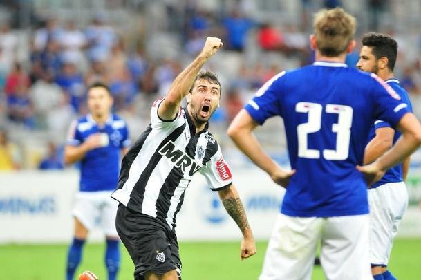 19/04/2014 - semifinal do Campeonato Mineiro - Cruzeiro 2 x 1 Atltico - gol de Lucas Pratto, que classificou o Galo, saiu aos 43 minutos do segundo tempo