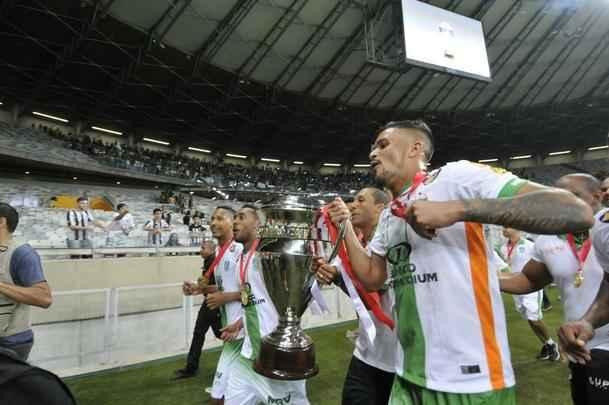 Imagens da comemorao do Amrica com a conquista do ttulo