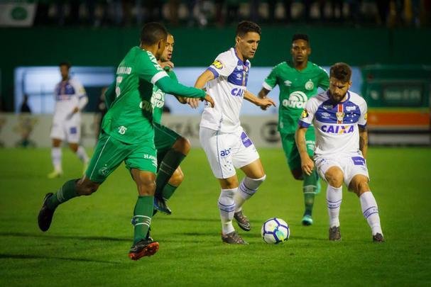 Cruzeiro perde para Chapecoense em jogo que teve atraso por causa de pane em refletores