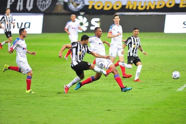 Imagens do confronto entre Atltico e Bahia, vlido pelas oitavas de final da Copa do Brasil 2021