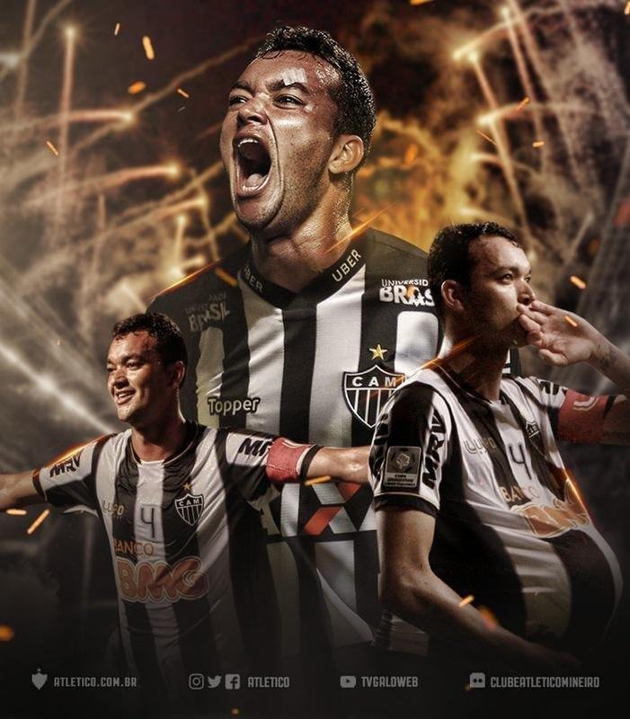 O primeiro reforo anunciado pelo Atltico foi o zagueiro Rver, que volta ao clube aps passagens por Internacional e Flamengo.