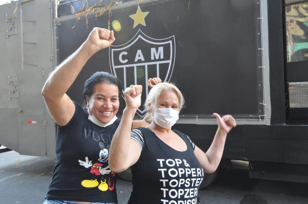 Fotos de Belo Horizonte nesta sexta-feira (03/12), aps a comemorao do bicampeonato brasileiro do Atltico.