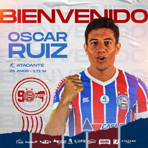 Oscar Ruiz, atacante (Bahia)