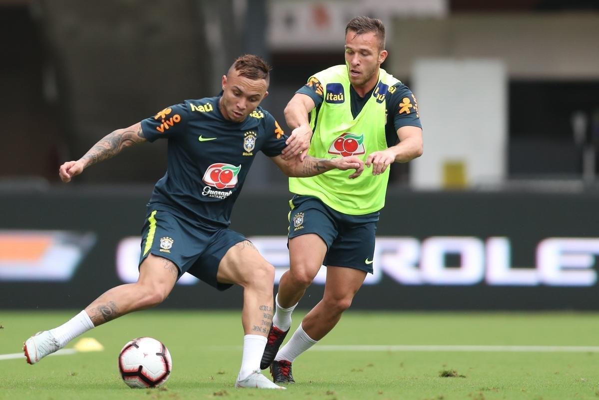 Veja imagens do ltimo treino da Seleo Brasileira antes do amistoso contra El Salvador