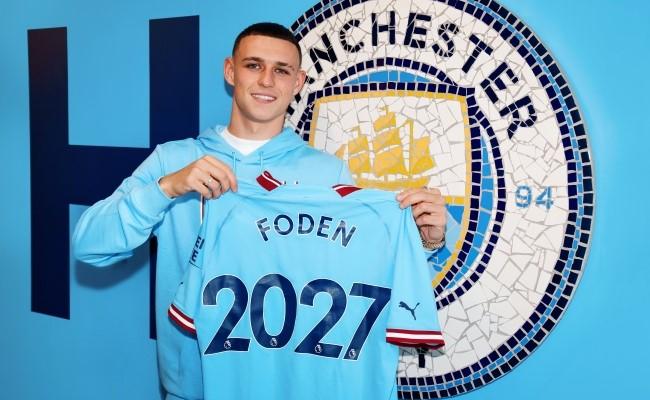 Foden renovou com City até 2027