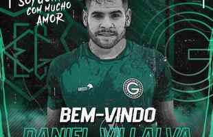 O Goiás anunciou a contratação do atacante Daniel Villalba, que estava no Veracruz, do México