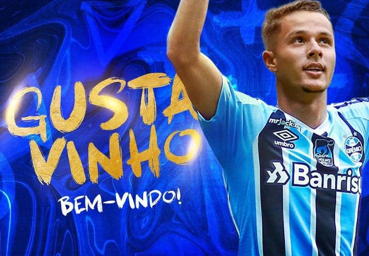 Grêmio anunciou o meia Gustavinho