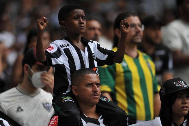 Fotos do jogo entre Atltico e Patrocinense, pelo Campeonato Mineiro