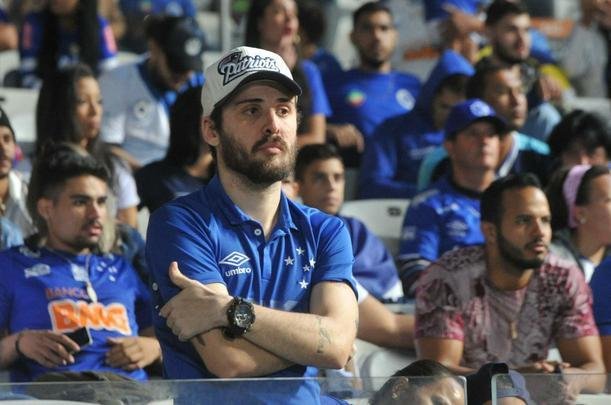 Imagens das torcidas de Cruzeiro e Corinthians no Mineiro