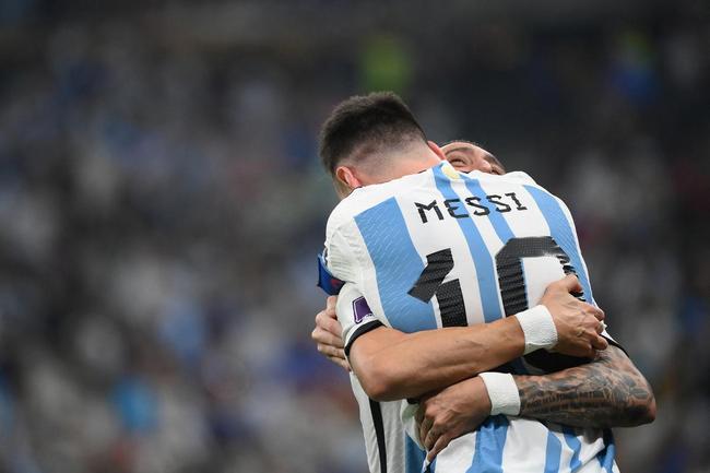 As melhores imagens da final da Copa do Mundo entre Argentina e Frana, no Estdio Icnico de Lusail, no Catar