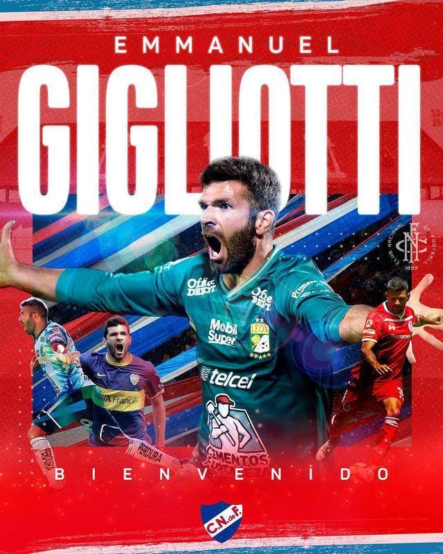 Emmanuel Gigliotti, atacante (Nacional-URU)