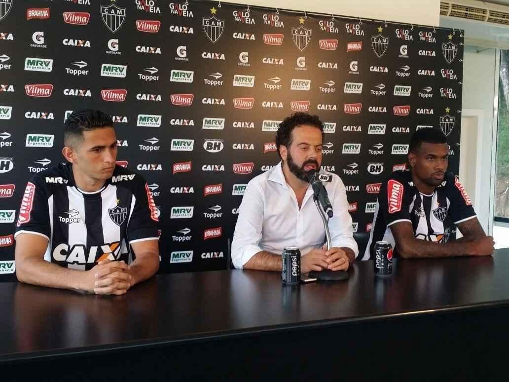 Danilo Barcelos e Felipe Santana foram apresentados nesta tera-feira na Cidade do Galo