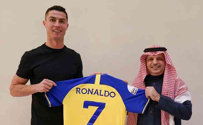 Cristiano Ronaldo  o novo jogador do Al-Nassr, da Arbia Saudita
