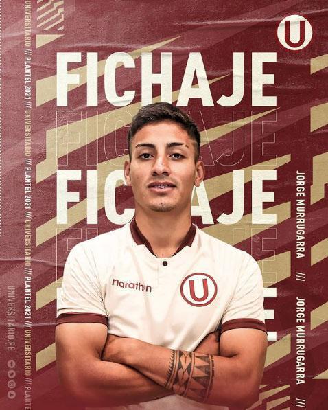 Jorge Murrugarra, meio-campista (Universitario, do Peru)