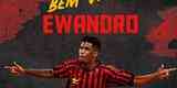 O Sport anunciou a contratação do atacante Ewandro, que estava no Fluminense
