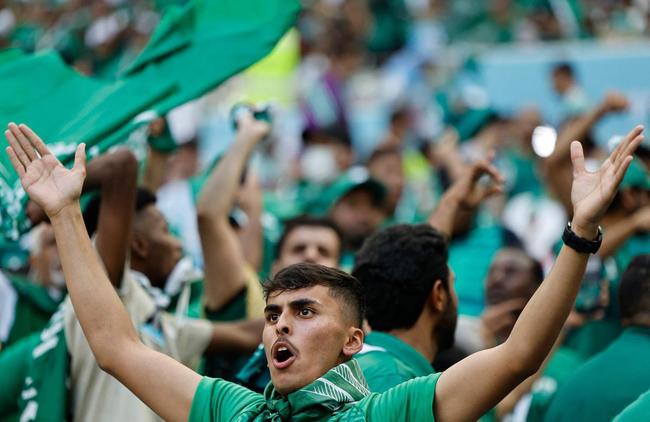 Imagens das torcidas de Argentina e Arábia Saudita na partida pelo Grupo C da Copa do Mundo do Catar