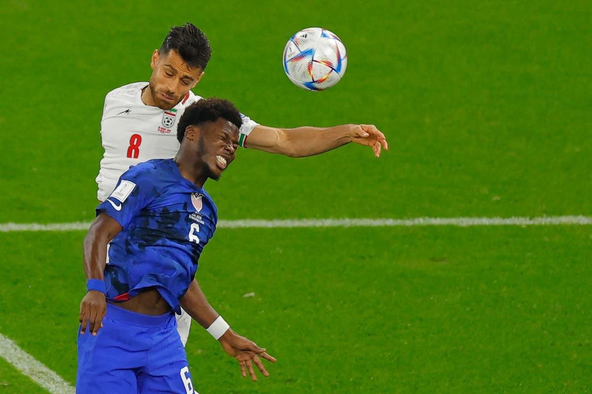 Ir e Estados Unidos se enfrentaram no Estdio Al Thumama