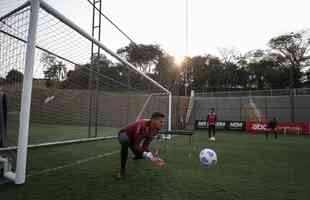 Atlético treina com foco no duelo contra o Fortaleza