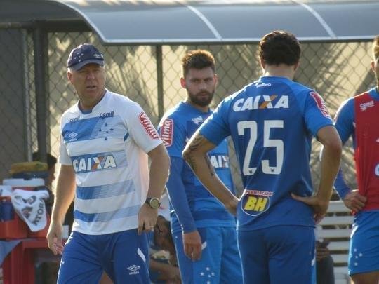 Galeria de fotos do treino do Cruzeiro na tarde desta quinta-feira, na Toca da Raposa II