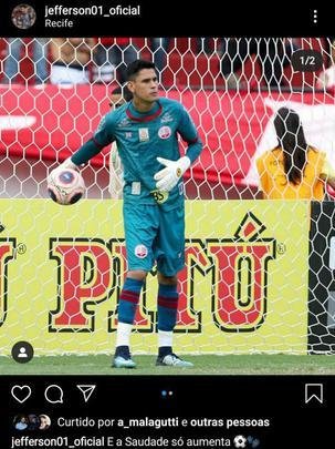 O goleiro Jefferson foi mais um a demonstrar que sente falta da bola rolando durante a pandemia da Covid-19