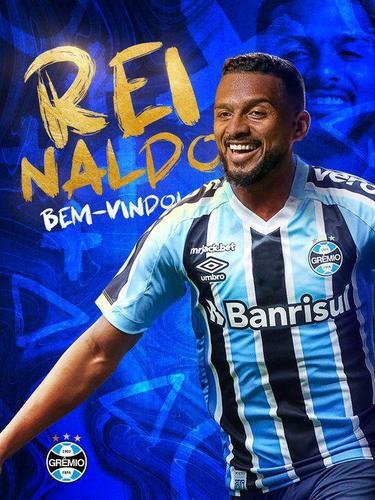 Grêmio anunciou o lateral-esquerdo Reinaldo