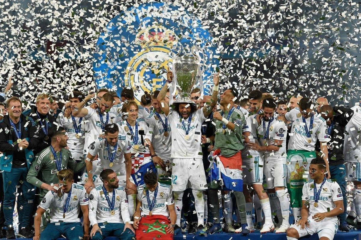 Festa do Real Madrid com a conquista da 13 Liga dos Campees, a terceira de forma seguida