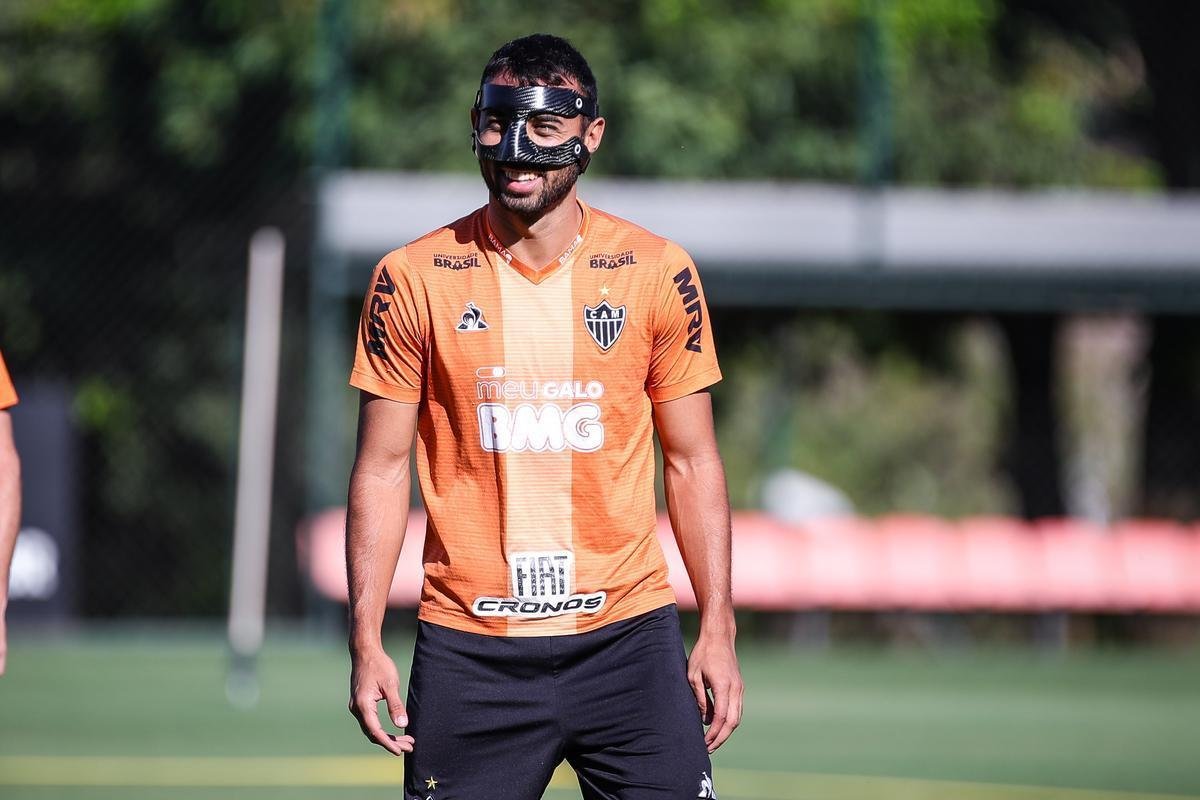 Fotos do ltimo treino do Atltico antes do jogo com o Grmio