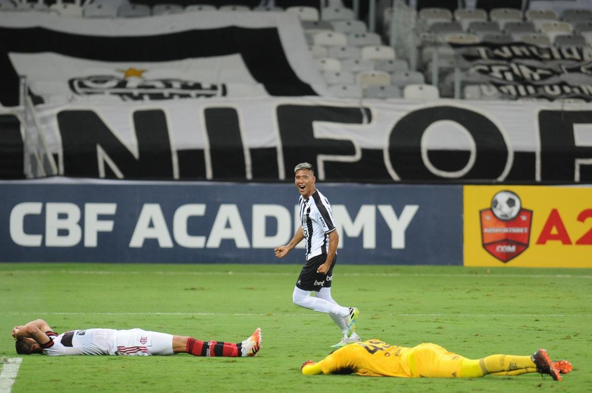 Imagens do jogo entre Atltico e Flamengo, no Mineiro, pelo Brasileiro
