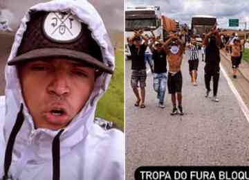 Torcida Galoucura viralizou em todo o Brasil ao passar por bloqueios de bolsonaristas que protestavam nas rodovias