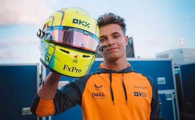 Lando Norris estreou na F1 em 2019, com 20 anos de idade, pela escuderia McLaren
