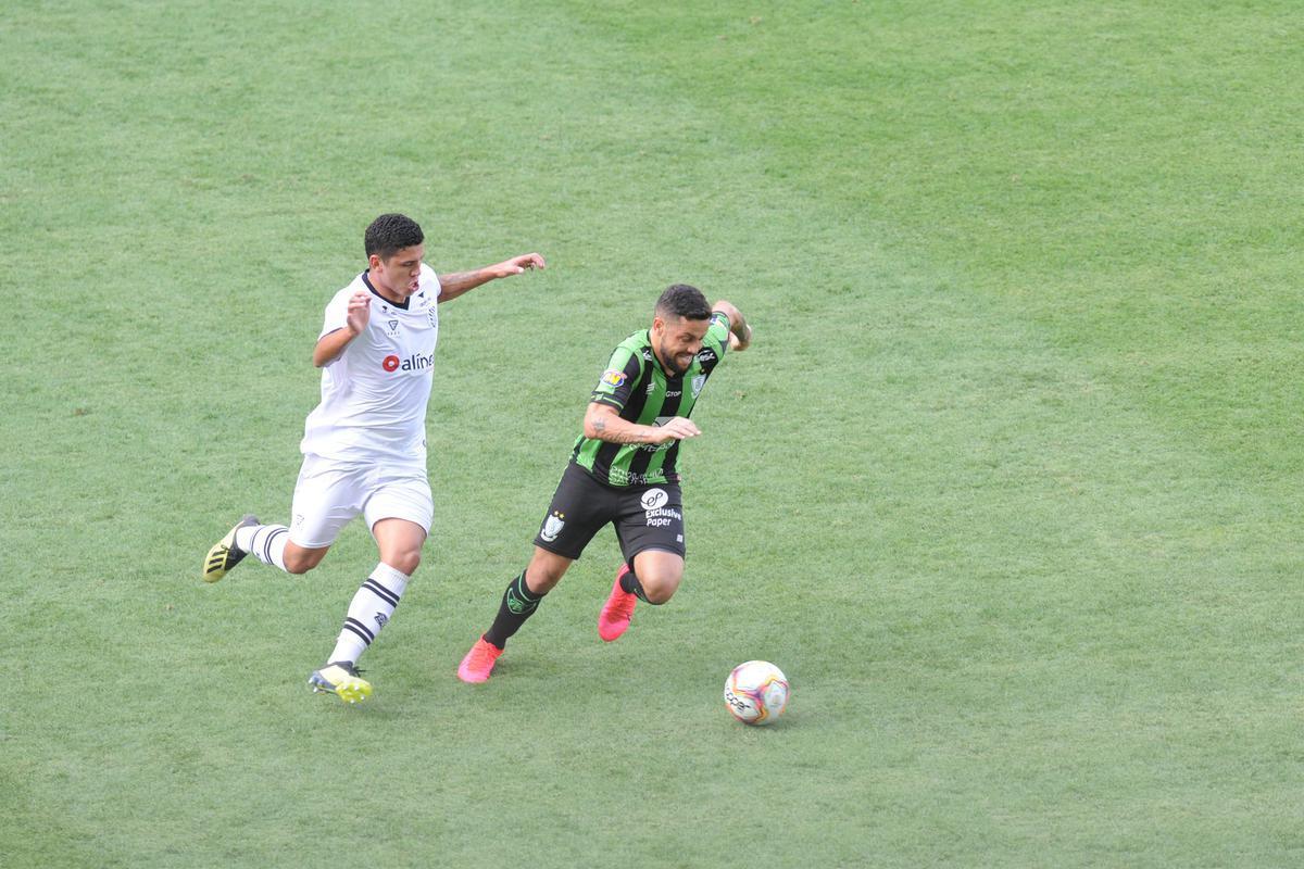 Fotos do jogo entre Amrica e Figueirense, pela Srie B