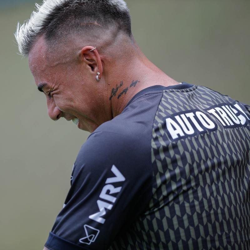 Fotos do último treino do Atlético antes de encarar o Corinthians