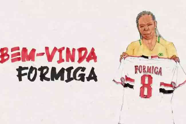 Formiga defendeu o So Paulo entre 1997 e 2000, e est de volta ao tricolor